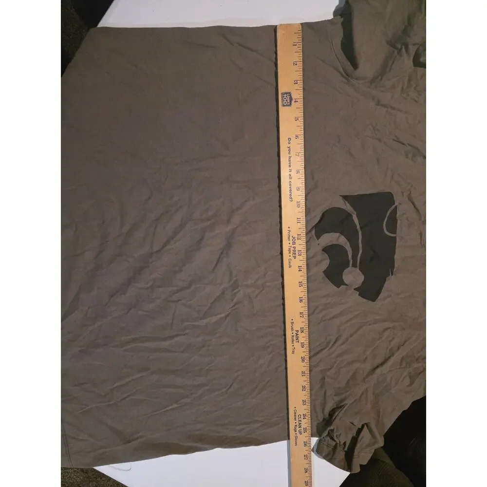 Nike K-State Wildcats T Shirt XXL Olive Military USA Flag Sleeve Camo Back